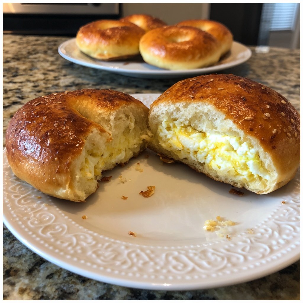 Protein Bagels With Egg Whites