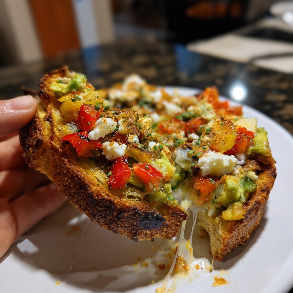 Super Bowl Party Food Loaded Veggie Crostini