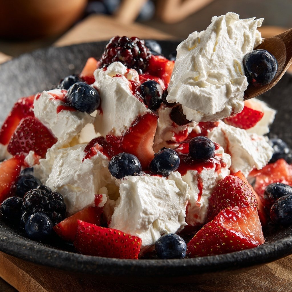 Burrata Salad with Balsamic Berries