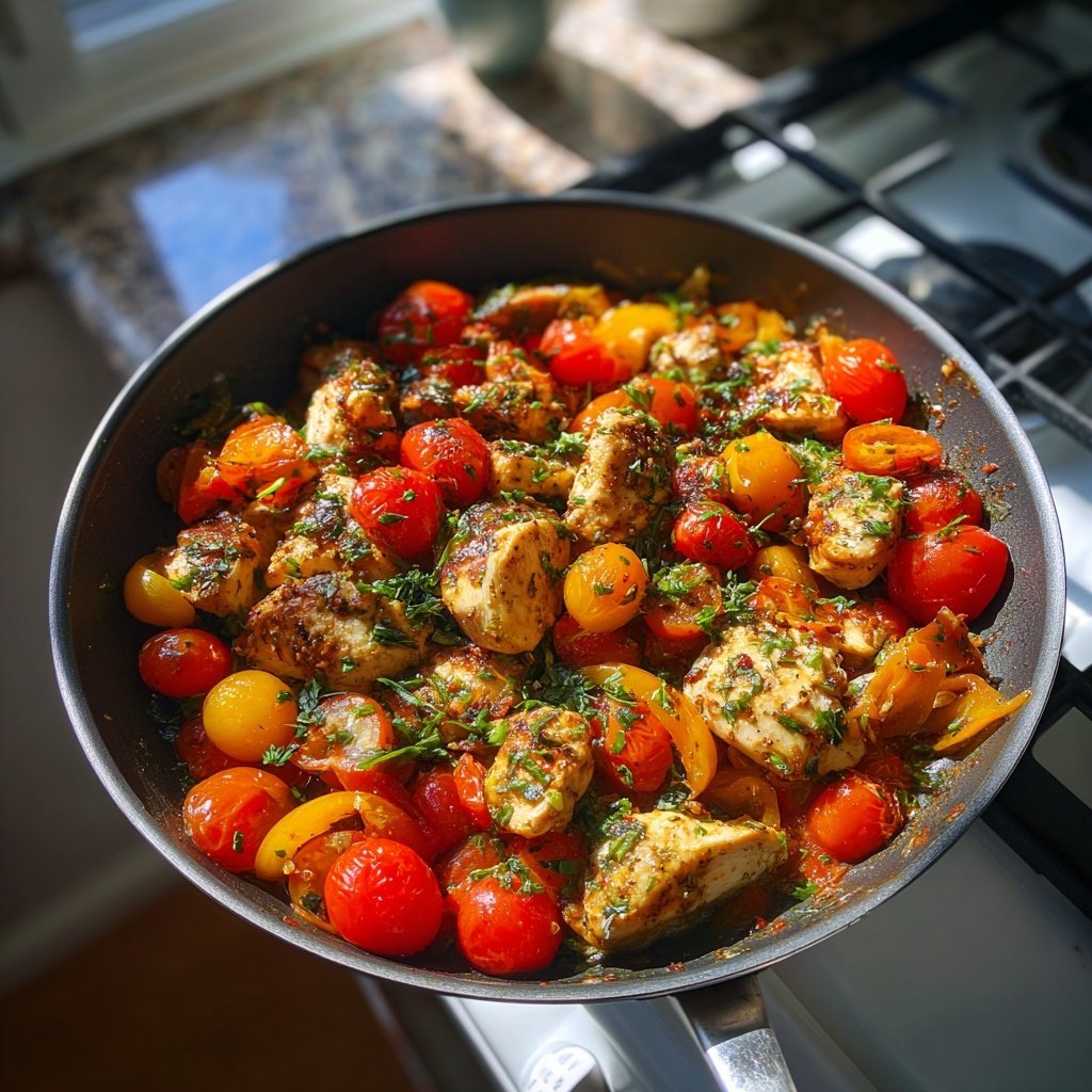 One Pan Easy Healthy Dinner Chicken