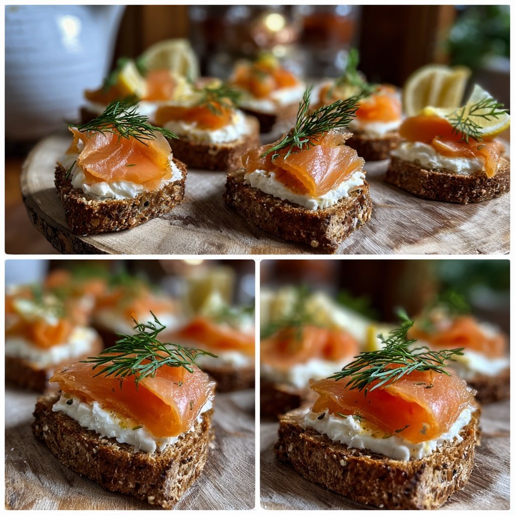 Canapés with Smoked Salmon