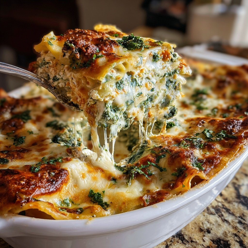 Sunday Baked Spinach Lasagna