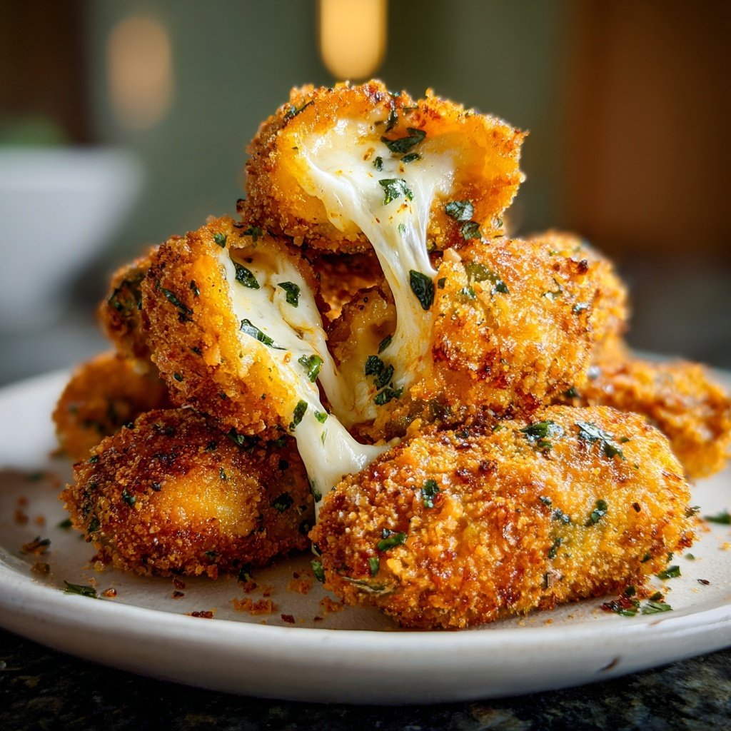 Jalapeno Poppers with Mozzarella and Herbs