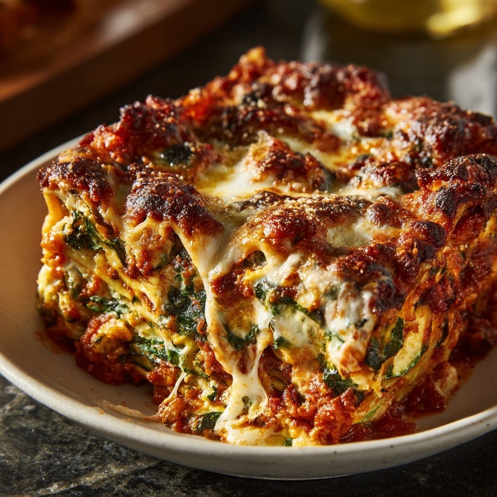 Sunday Baked Vegetable Lasagna